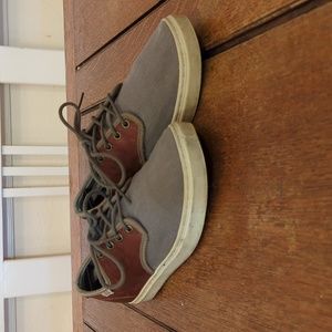 Vans Leather Accent Sneakers